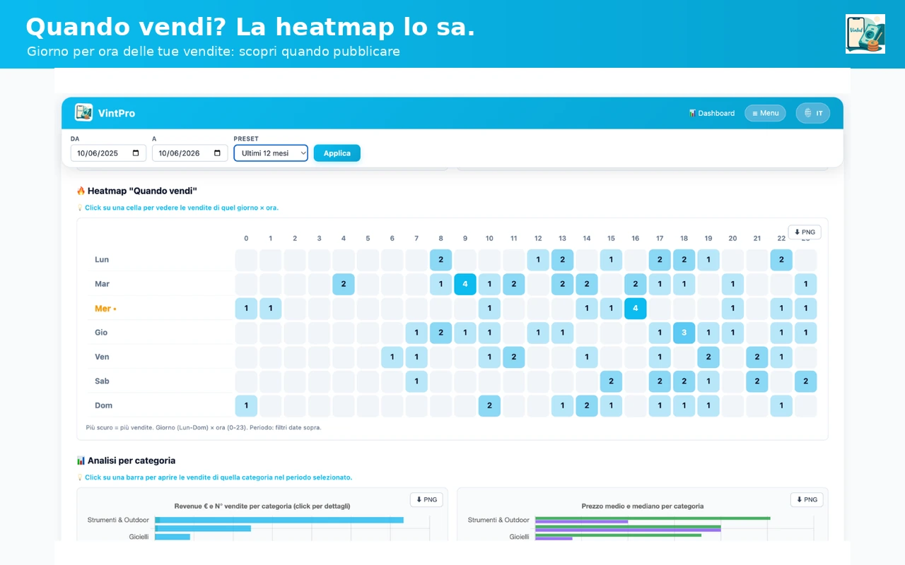 Heatmap quando vendi